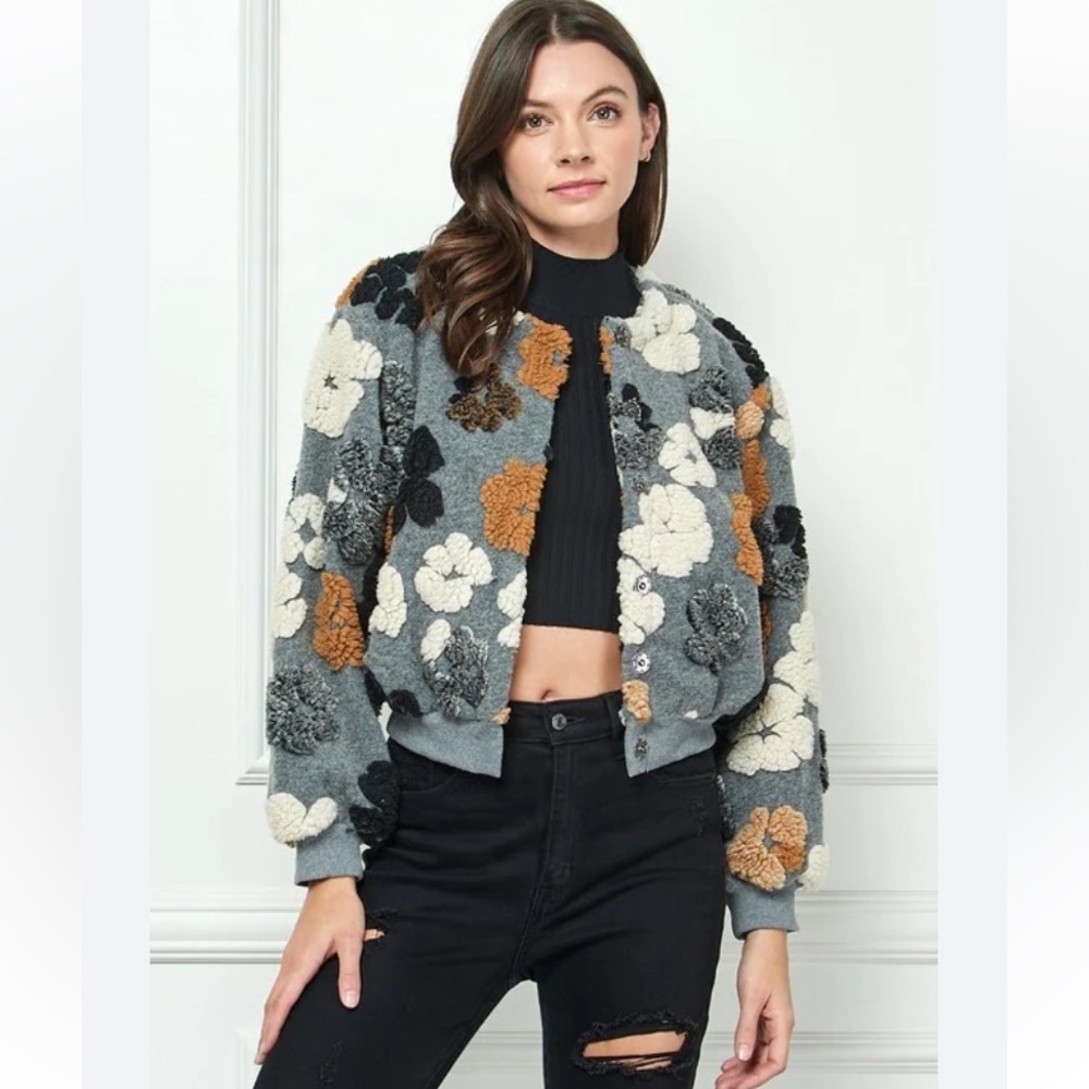 Blossoming Season Bomber Jacket - Picture 3 of 8